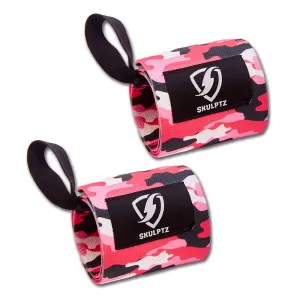 Camo Series Wrist Wraps 25 Inches Pink