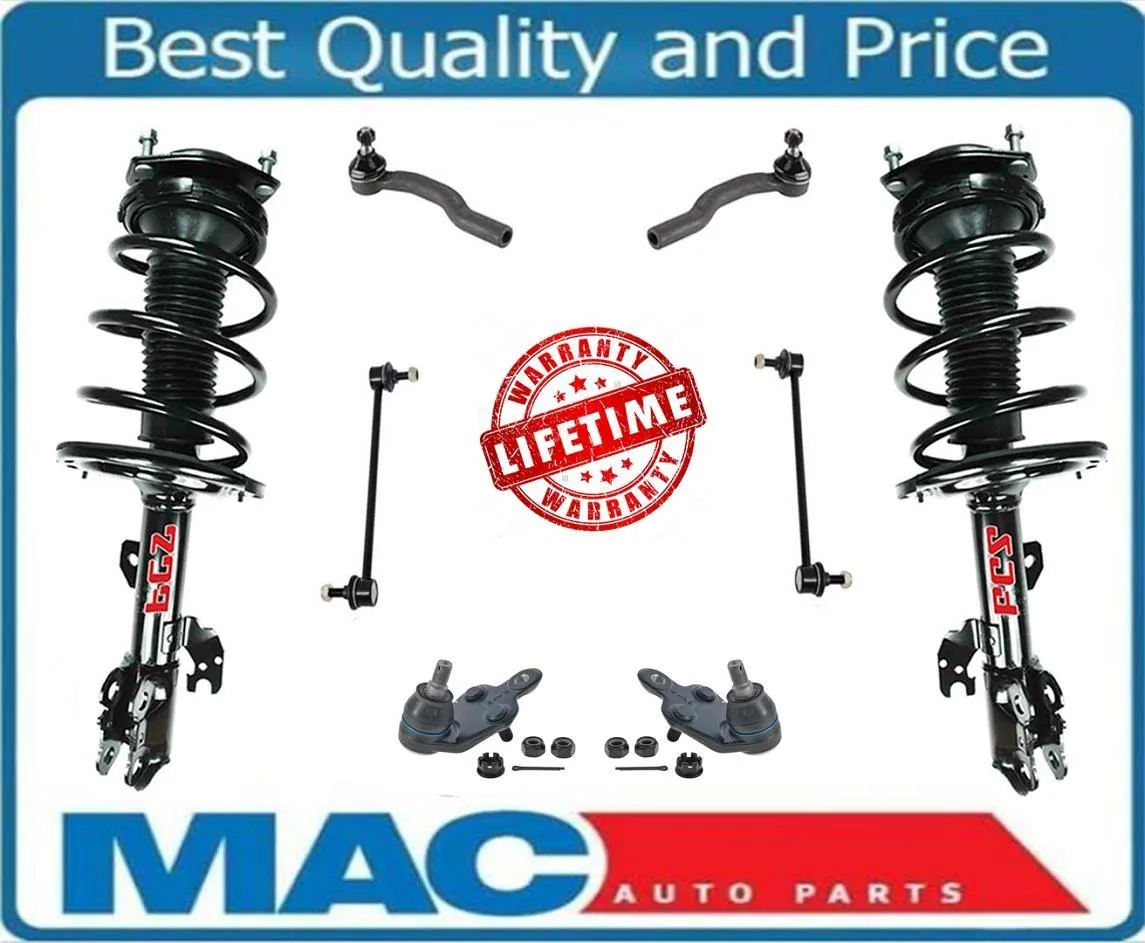 07-11 For Toyota Camry 4 CYL Front Sway Bar Links Outer Tie Rod End Ball Joints