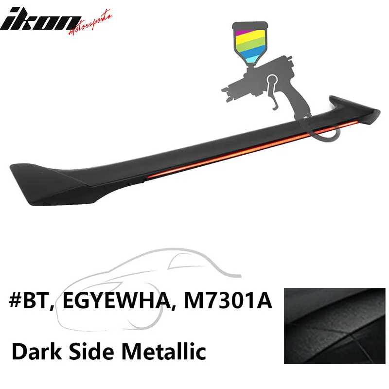 2013-2020 Ford Fusion Long LED Style Rear Trunk Spoiler Lip Wing ABS