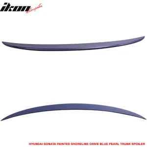 2015-2017 Hyundai Sonata OE Style Trunk Spoiler Wing Painted ABS