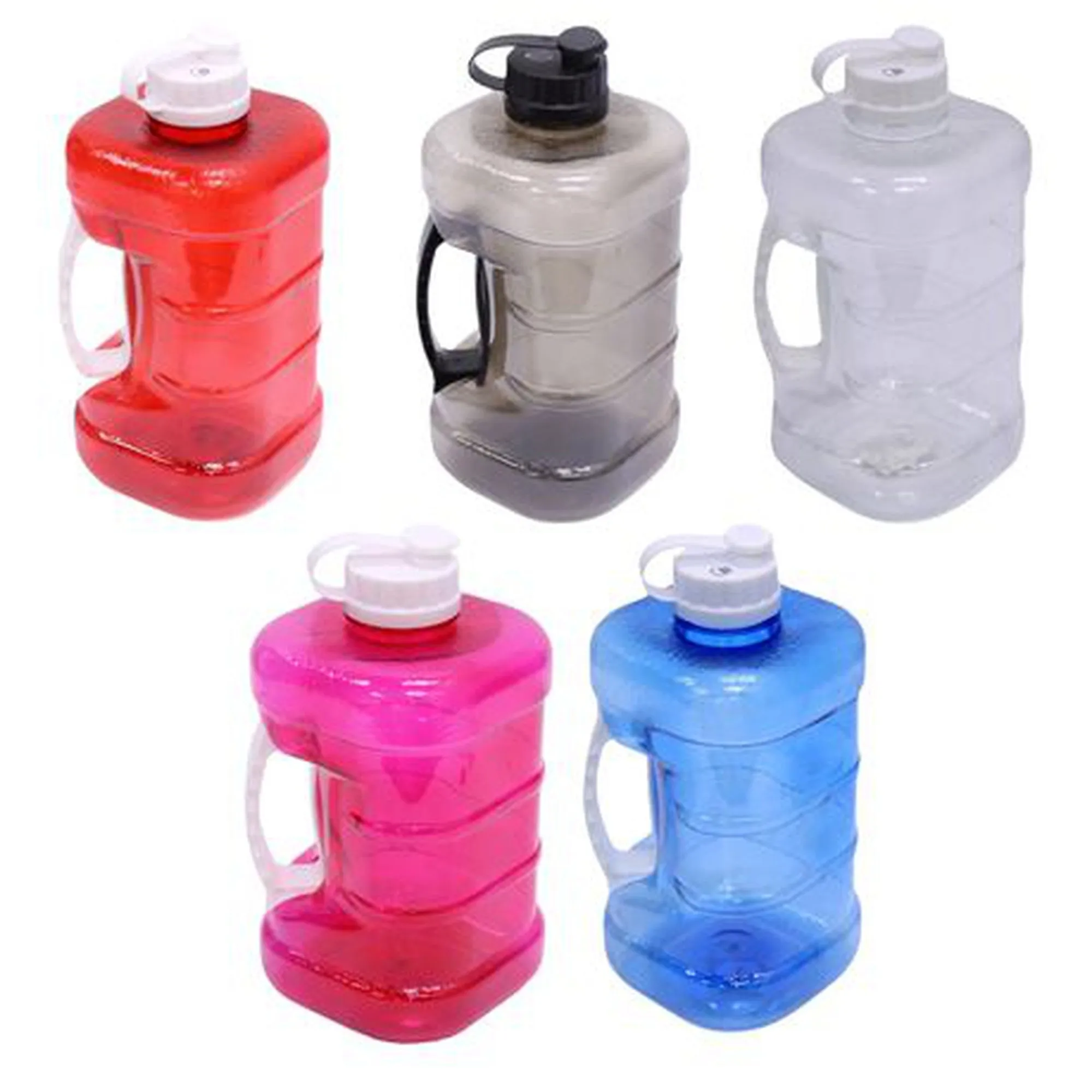 2L Gym Sports Water Bottle PET Plastic