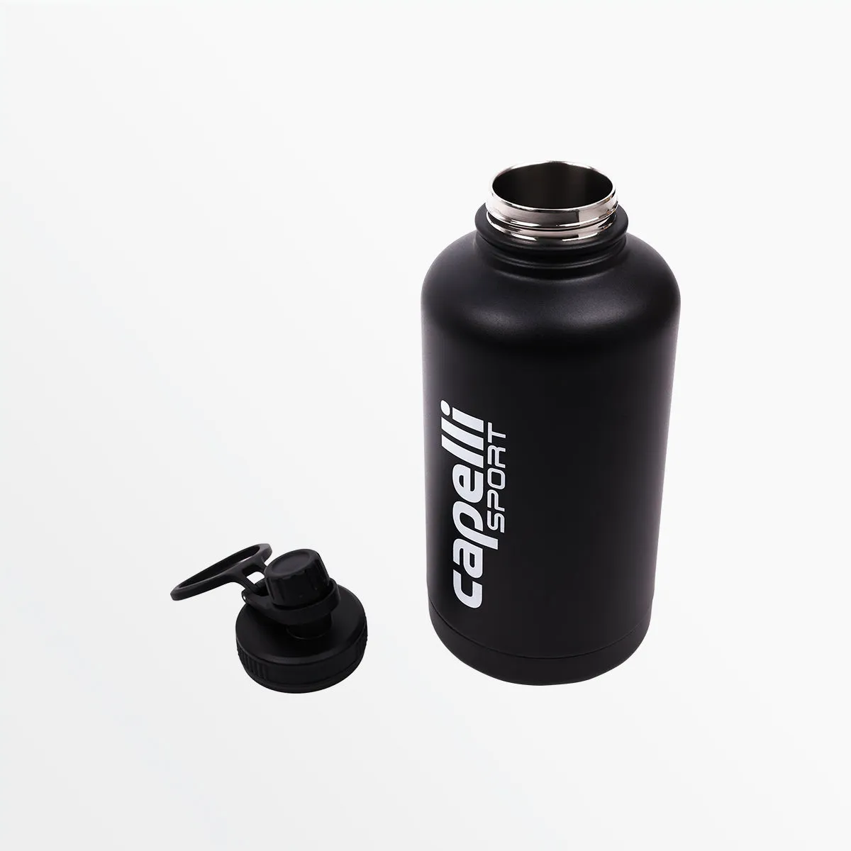 64 OZ SPORT SCREW CAP WIDE MOUTH STAINLESS STEEL WATER BOTTLE