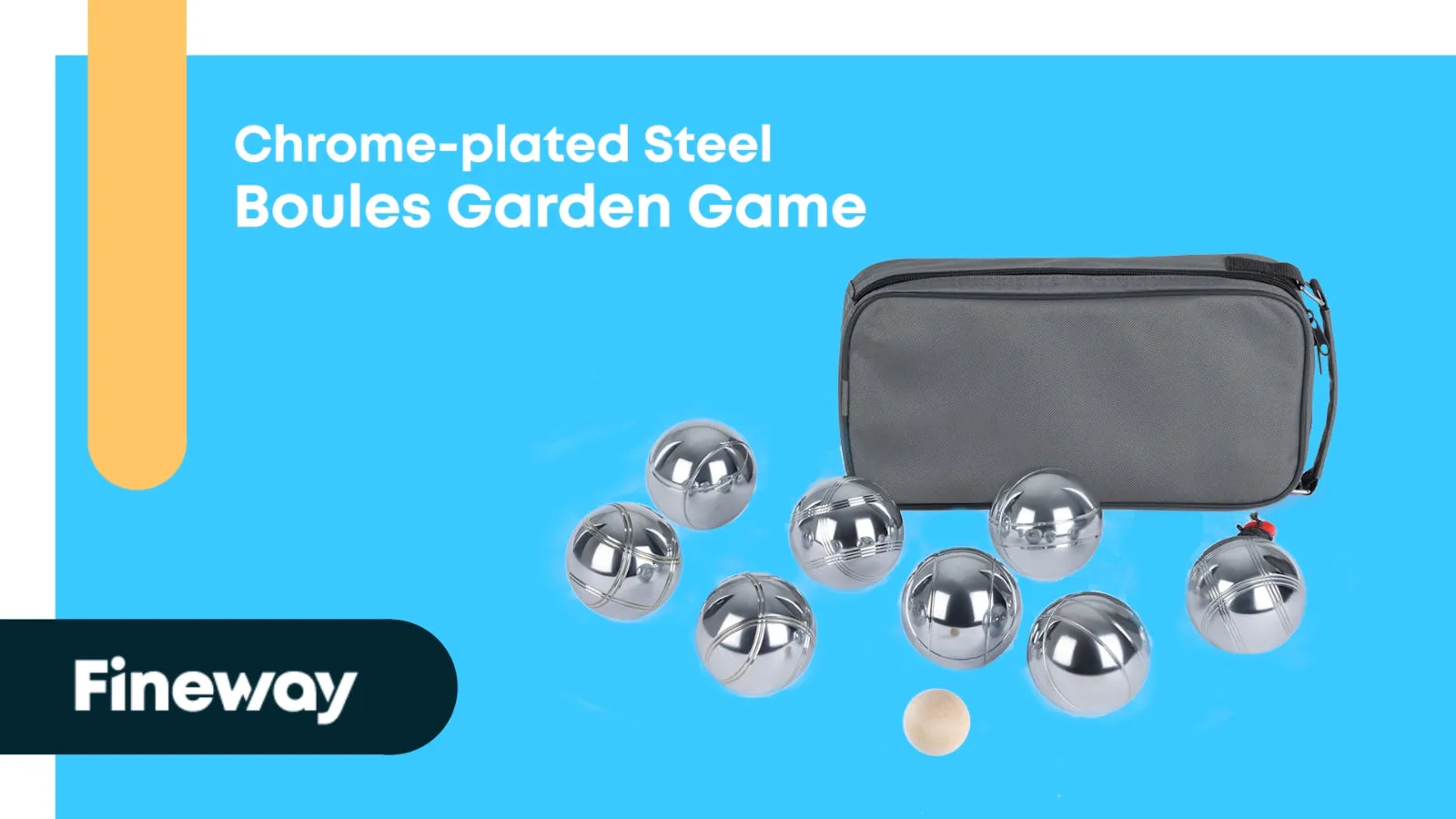 8 FRENCH BALL STAINLESS STEEL BOULES SET PETANQUE OUTDOOR CARRY CASE GARDEN GAME