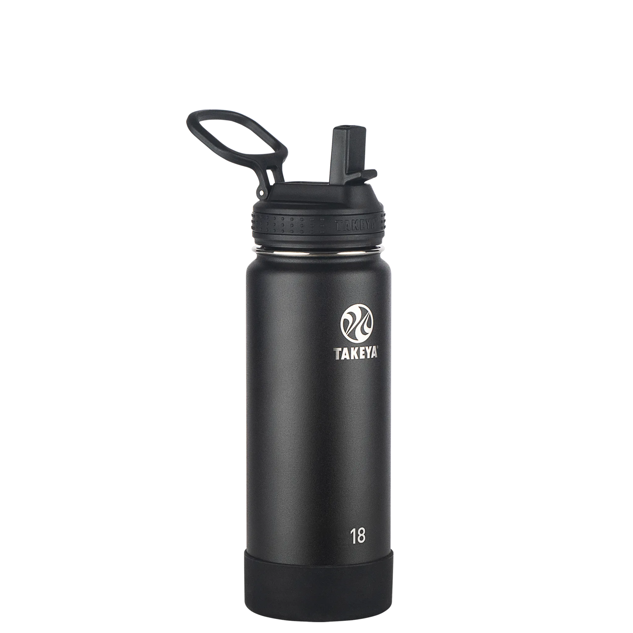 Actives Water Bottle With Straw Lid