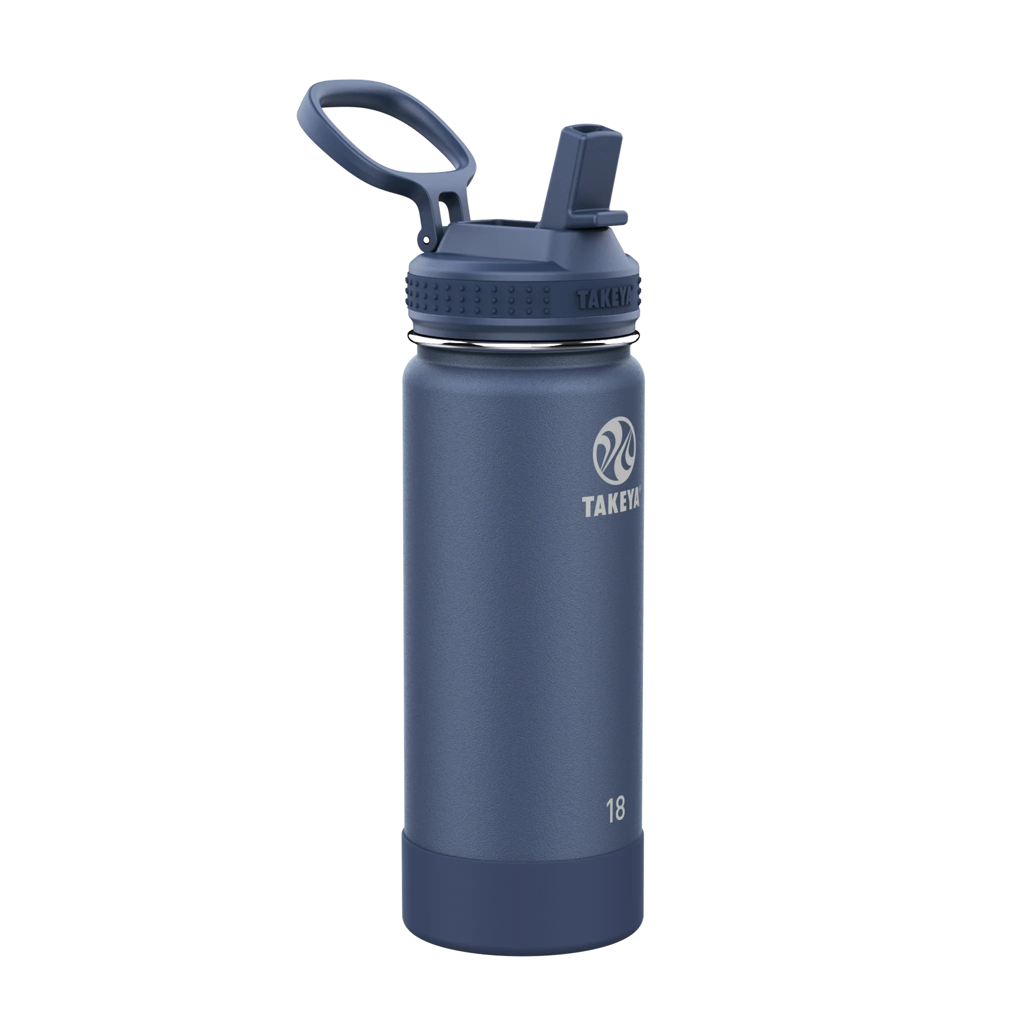 Actives Water Bottle With Straw Lid