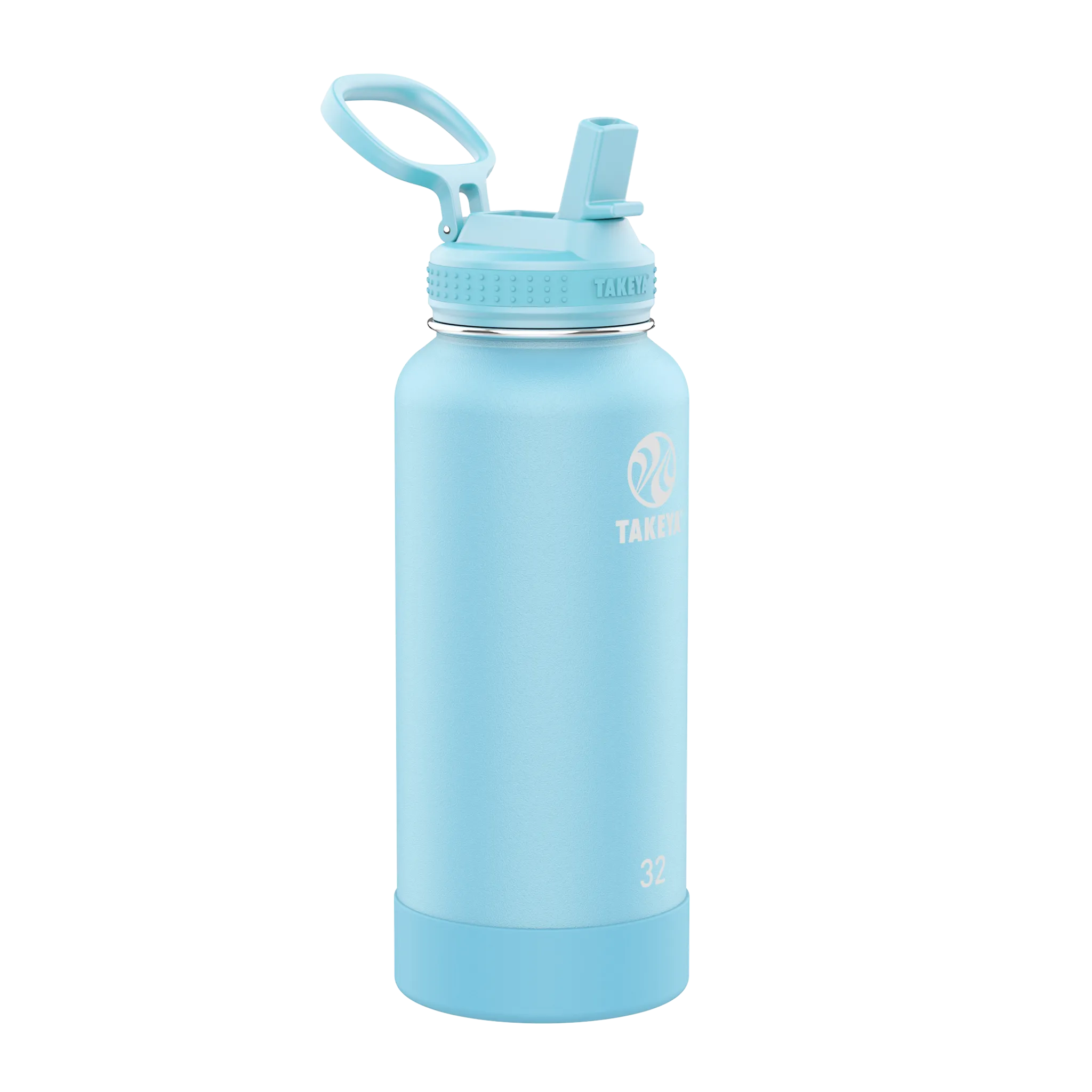 Actives Water Bottle With Straw Lid