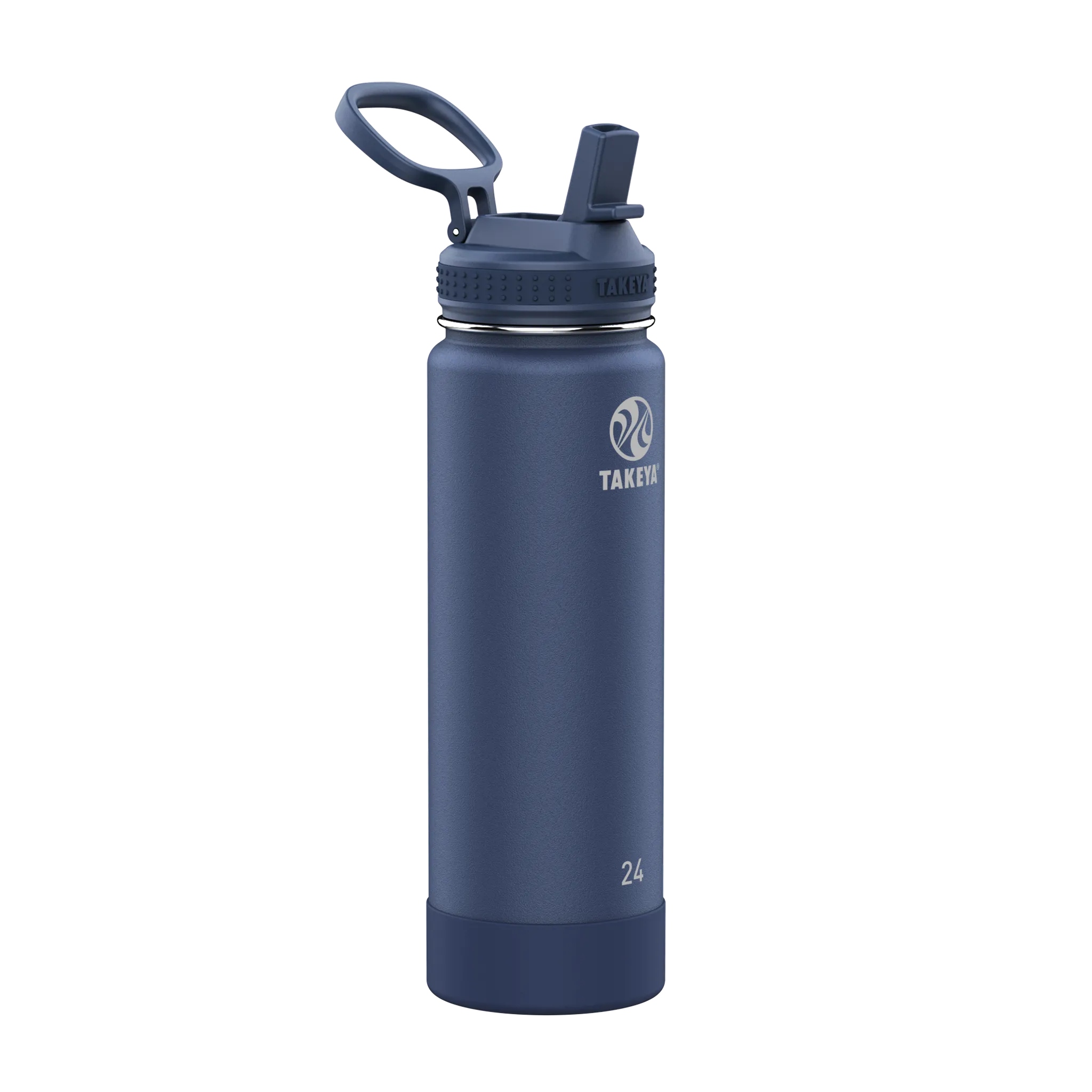 Actives Water Bottle With Straw Lid