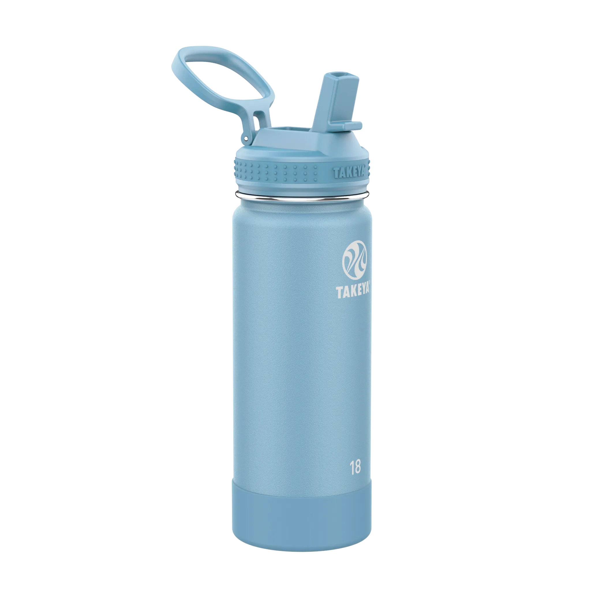 Actives Water Bottle With Straw Lid