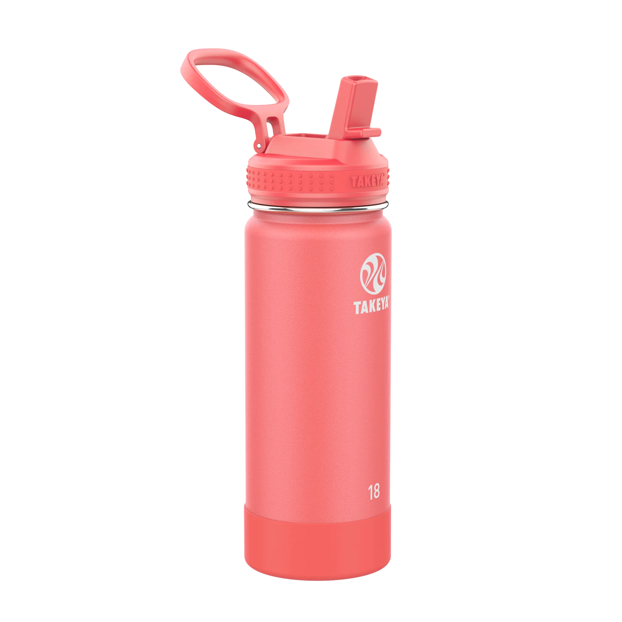 Actives Water Bottle With Straw Lid