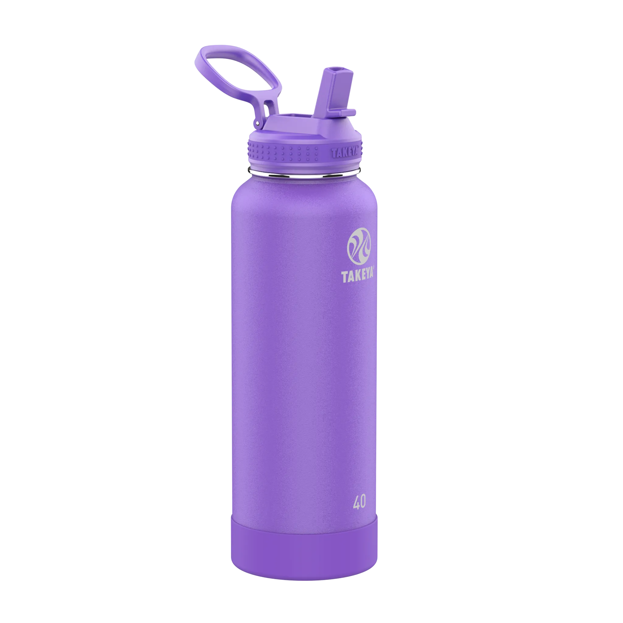 Actives Water Bottle With Straw Lid