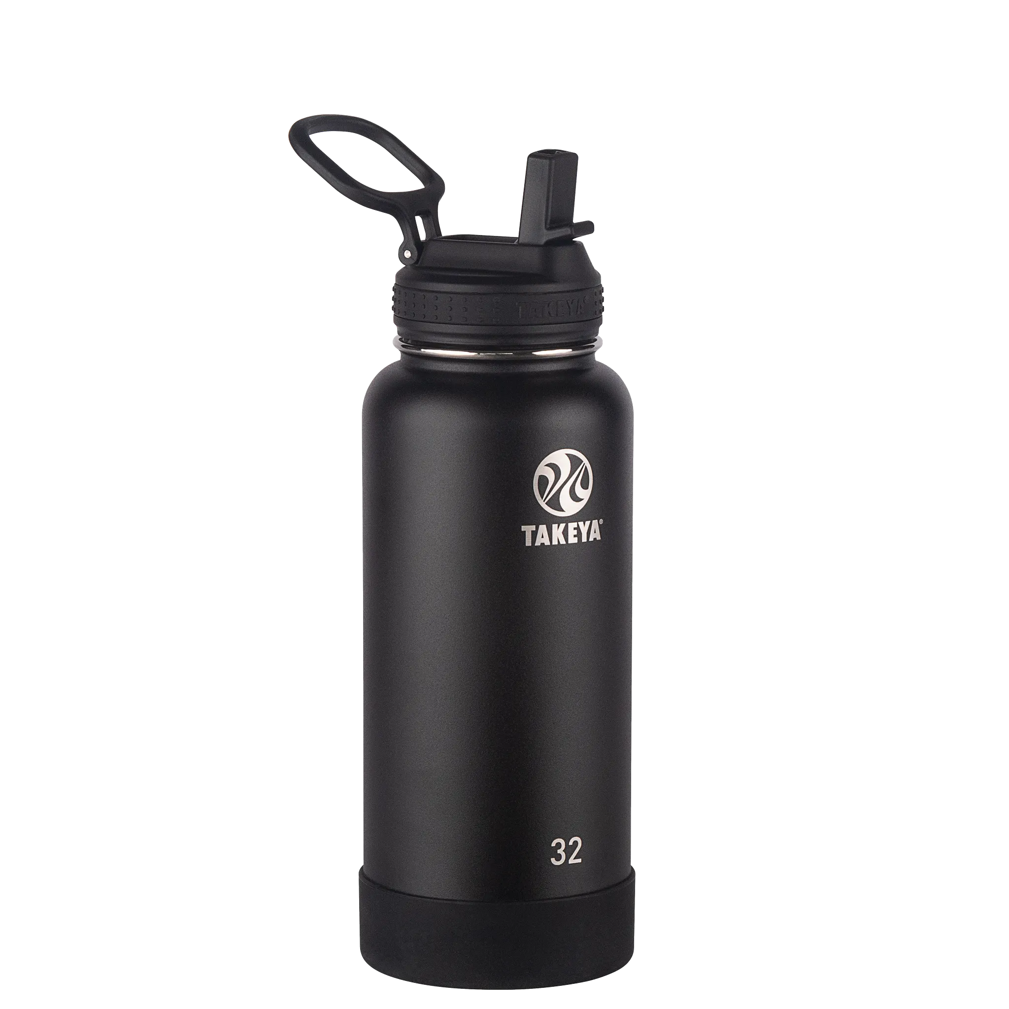 Actives Water Bottle With Straw Lid