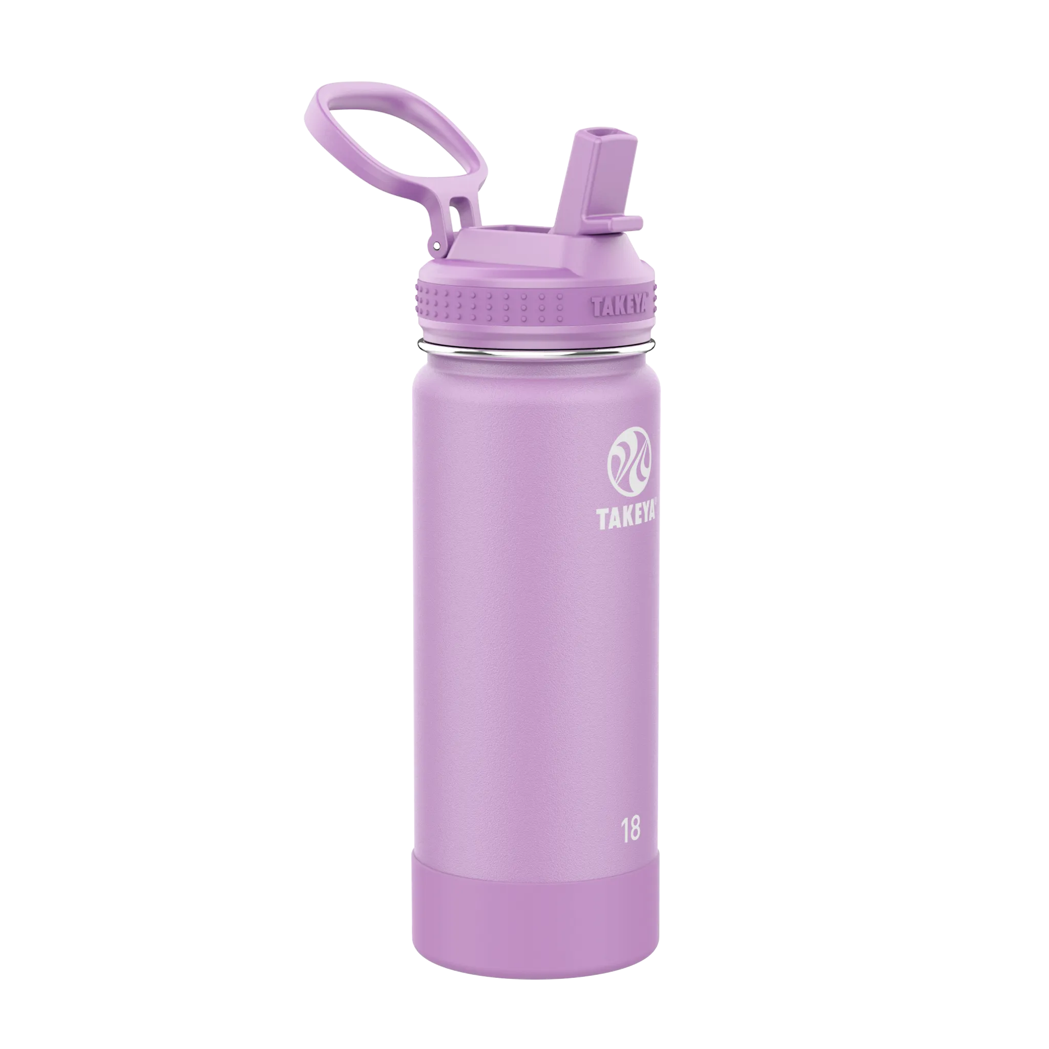 Actives Water Bottle With Straw Lid