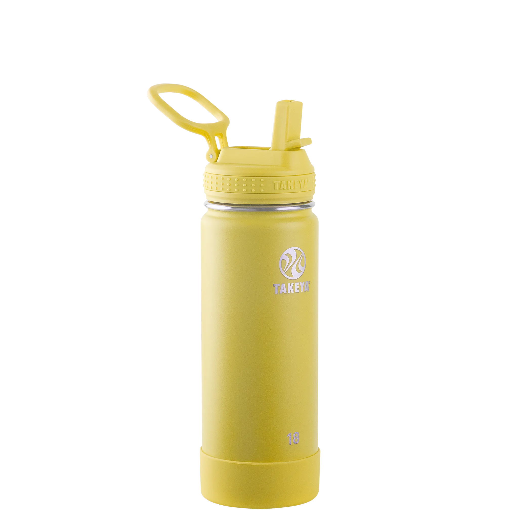 Actives Water Bottle With Straw Lid