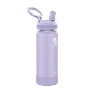 Actives Water Bottle With Straw Lid