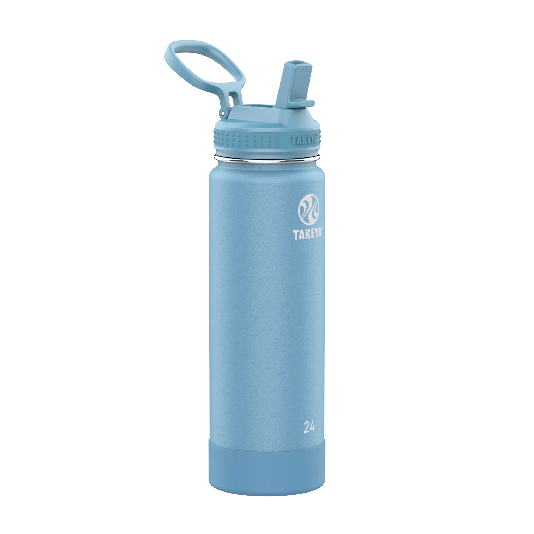 Actives Water Bottle With Straw Lid