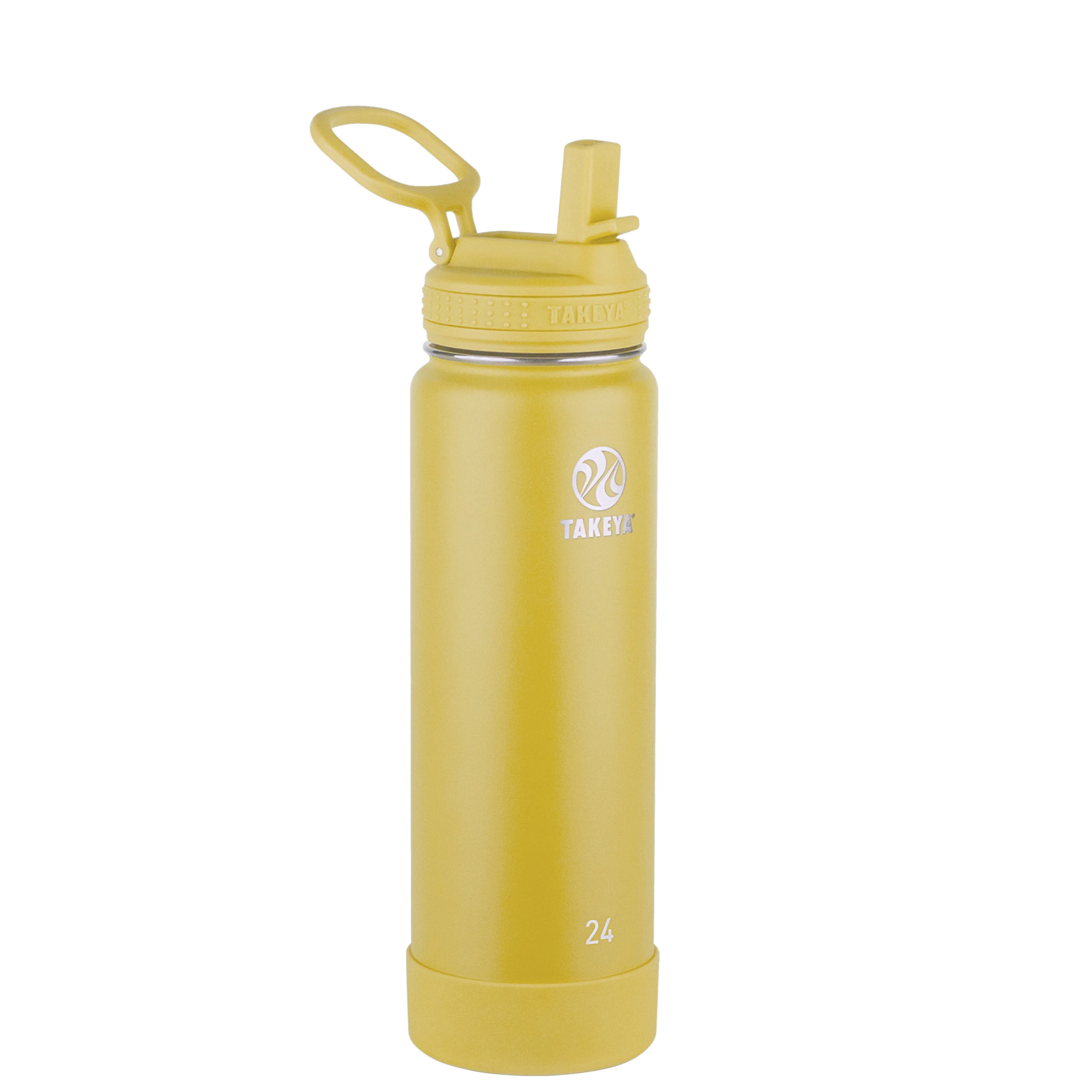 Actives Water Bottle With Straw Lid