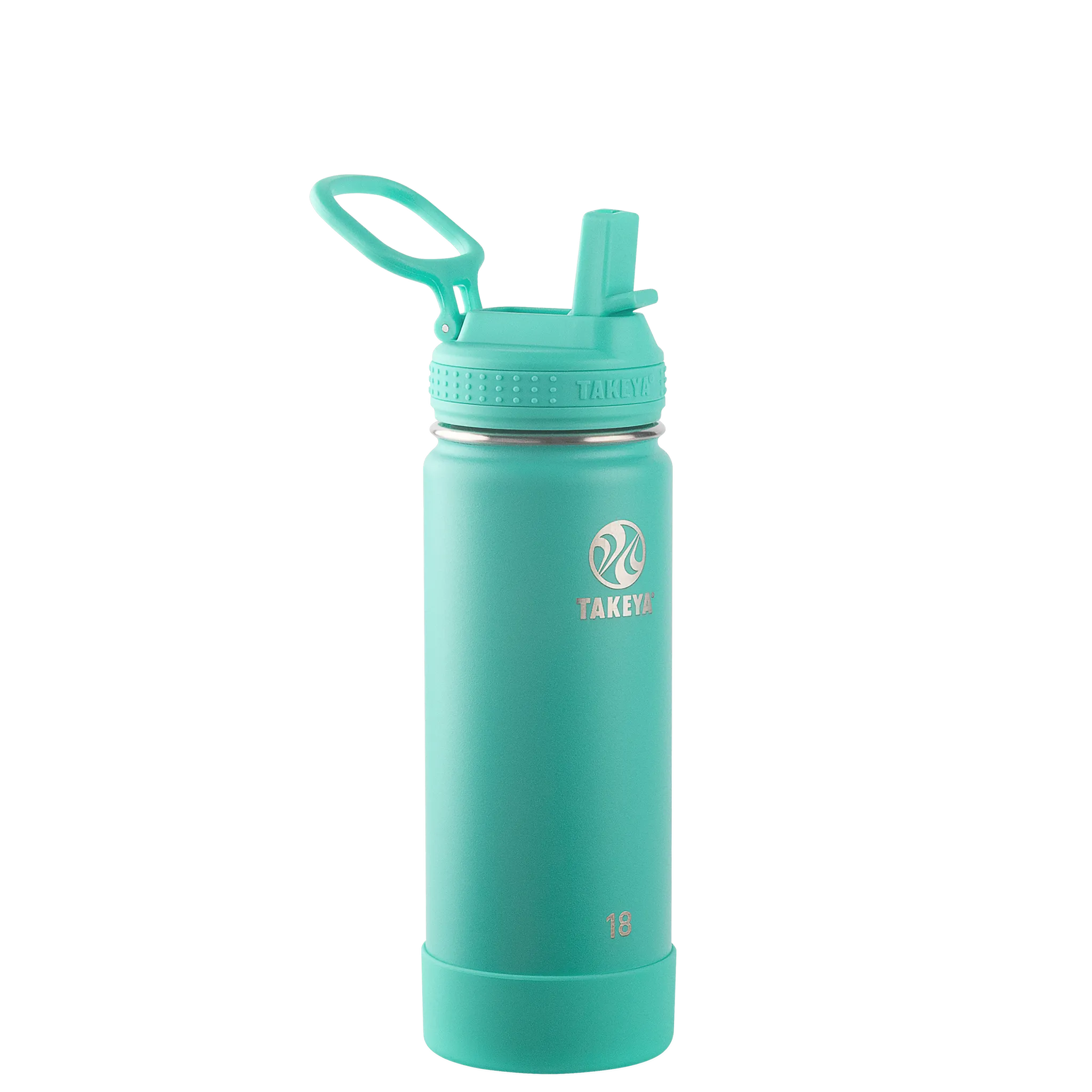 Actives Water Bottle With Straw Lid