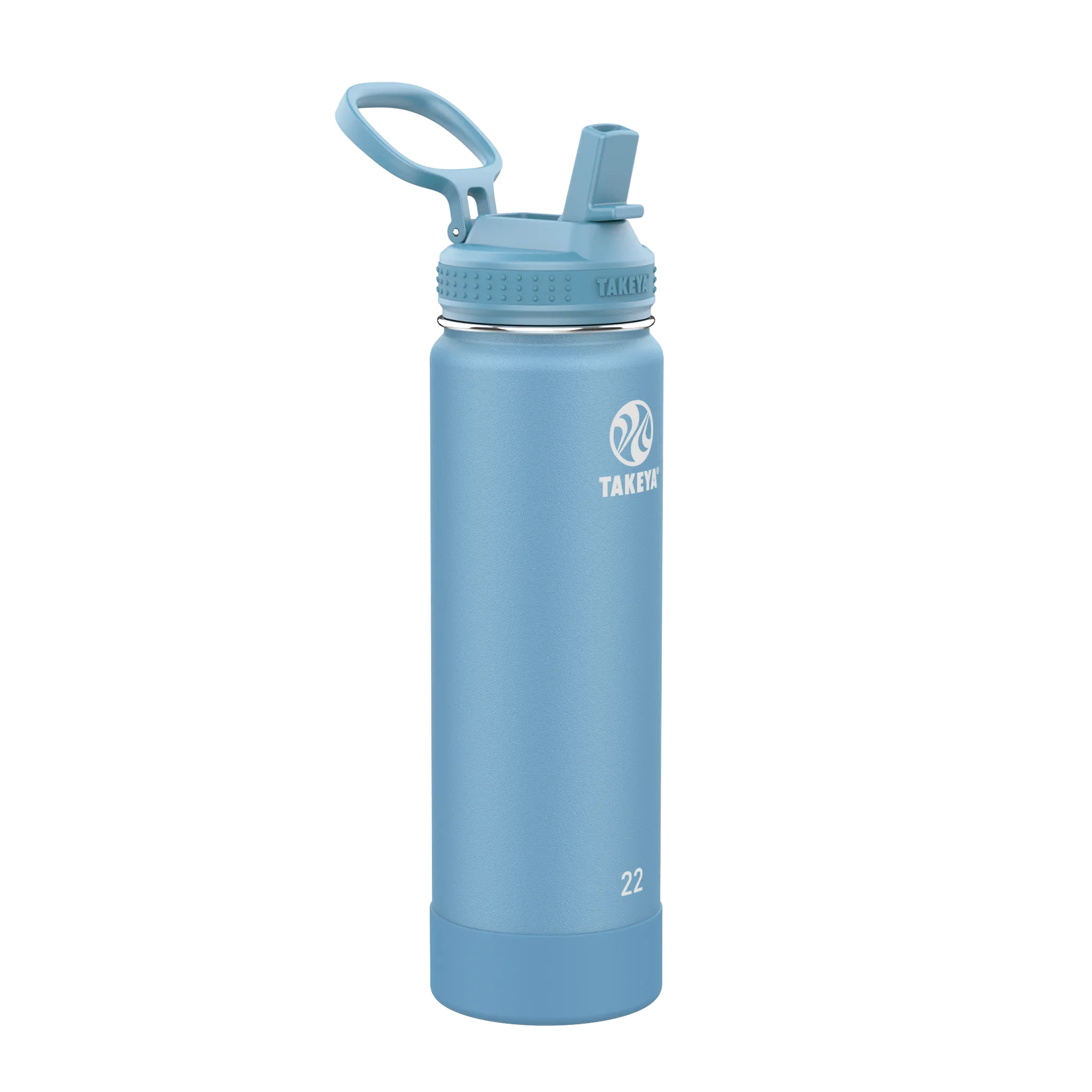 Actives Water Bottle With Straw Lid