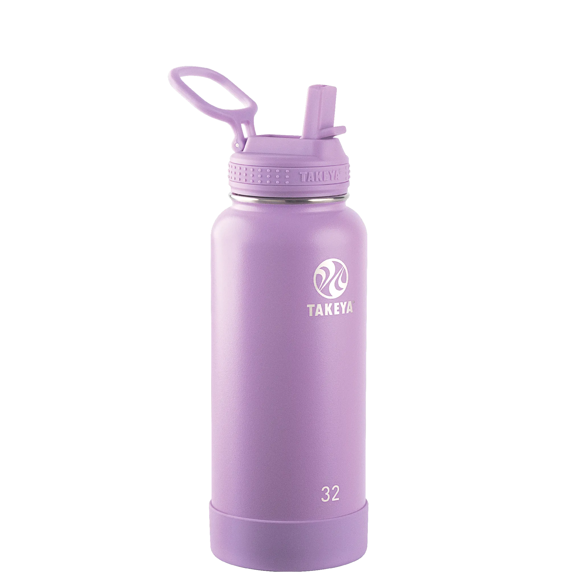 Actives Water Bottle With Straw Lid