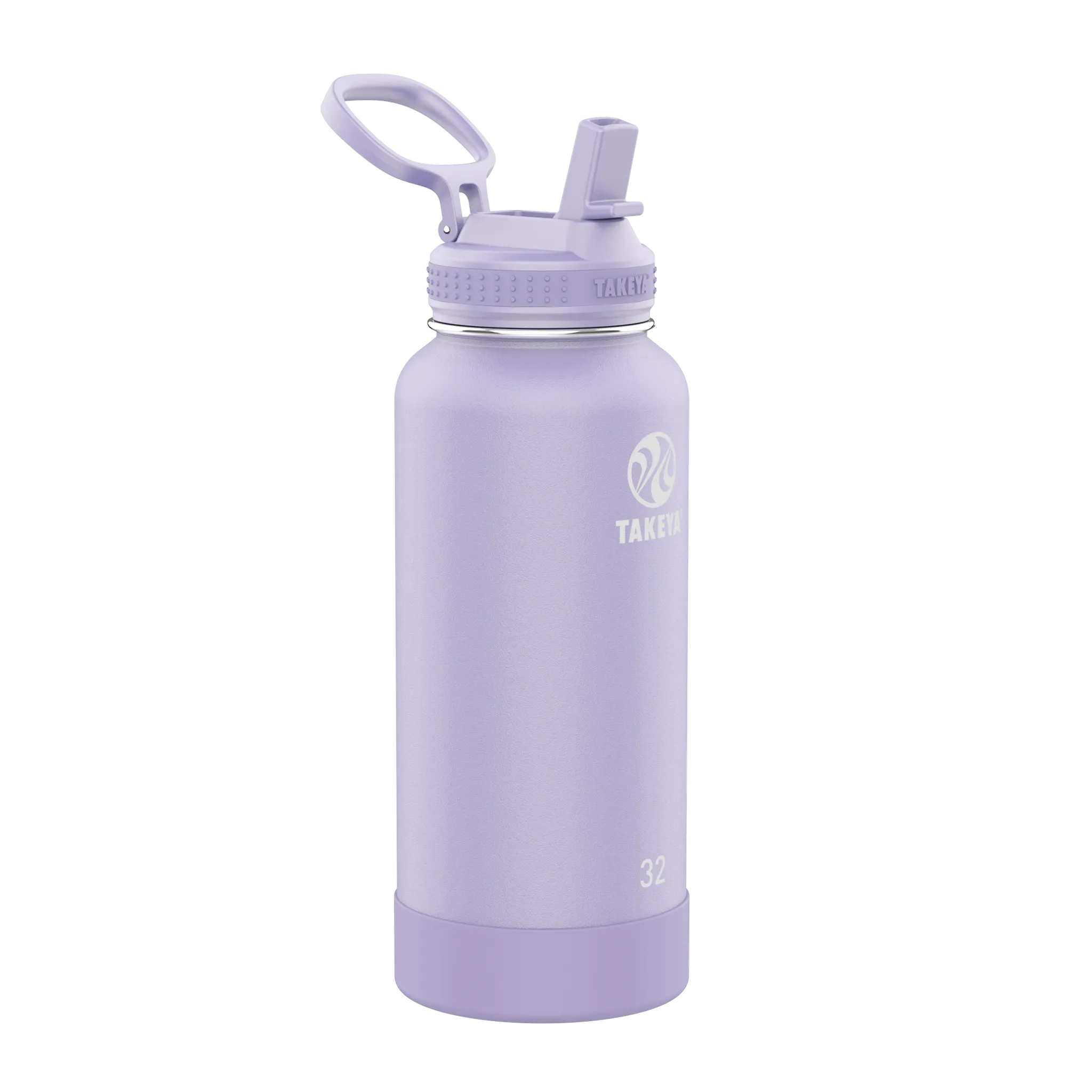 Actives Water Bottle With Straw Lid