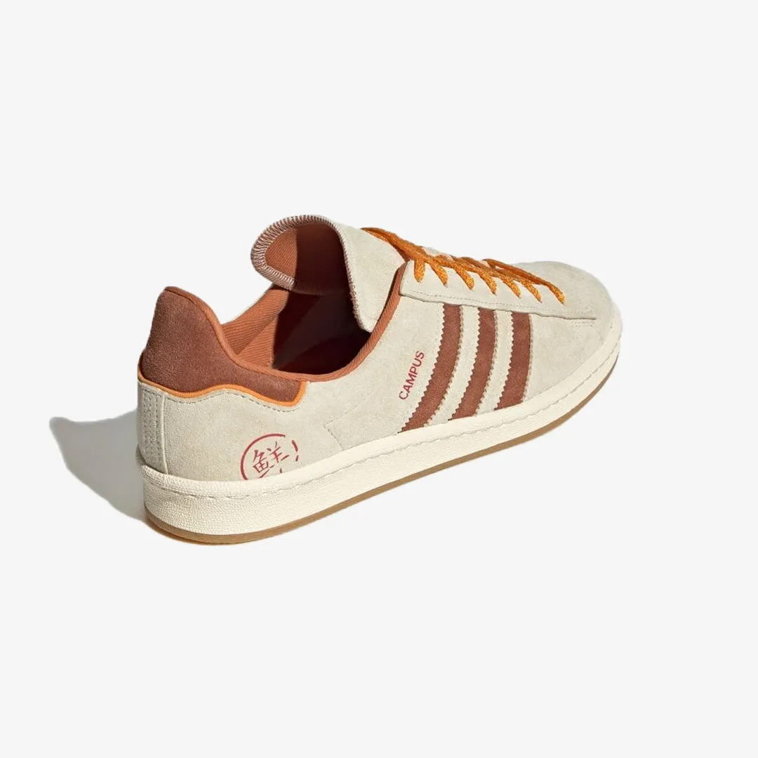 Adidas Originals | CAMPUS 80S  { CREAM WHITE/AUBURN