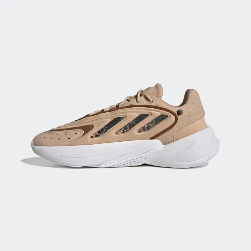 Adidas Women's Ozelia Shoes - Magic Beige / Wild Brown / Gold Metallic