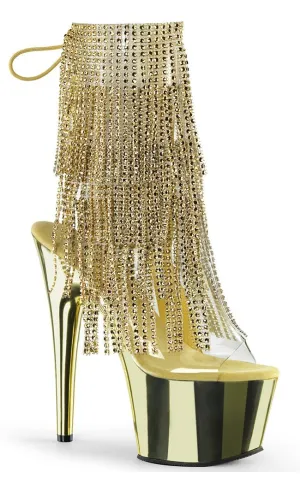 ADORE-1017RSF Gold Ankle Boots