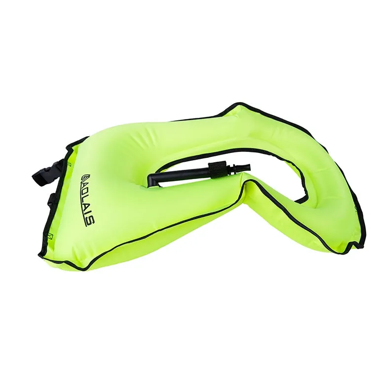 Adult Portable Snorkeling Buoyancy Inflatable Vest Life Jacket Swimming Equipment, Size:650*450mm (Green)