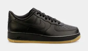 Air Force 1 Gum Mens Basketball Shoes (Black)