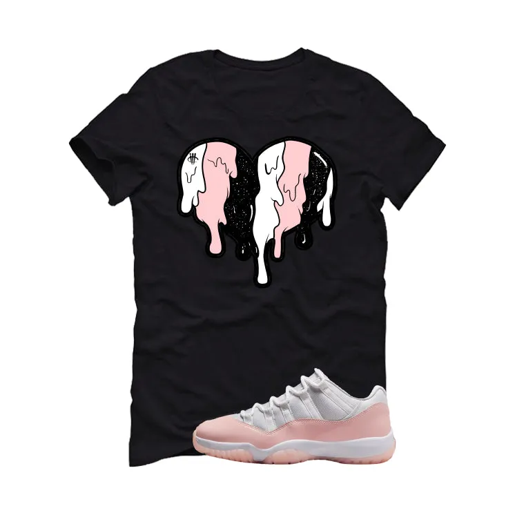 Air Jordan 11 Low WMNS Legend Pink Black T-Shirt (Heart)| illcurrency