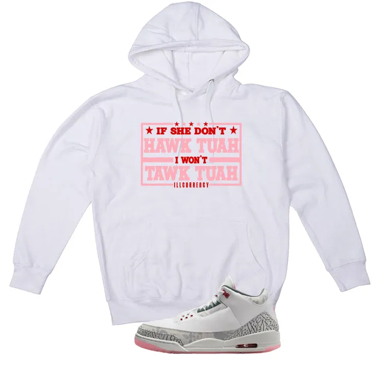 Air Jordan 3 Wings White T-Shirt (Hawk Tuah)| illcurrency