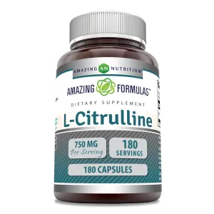 Amazing Formulas L-Citrulline |  750 Mg | 180 Capsules