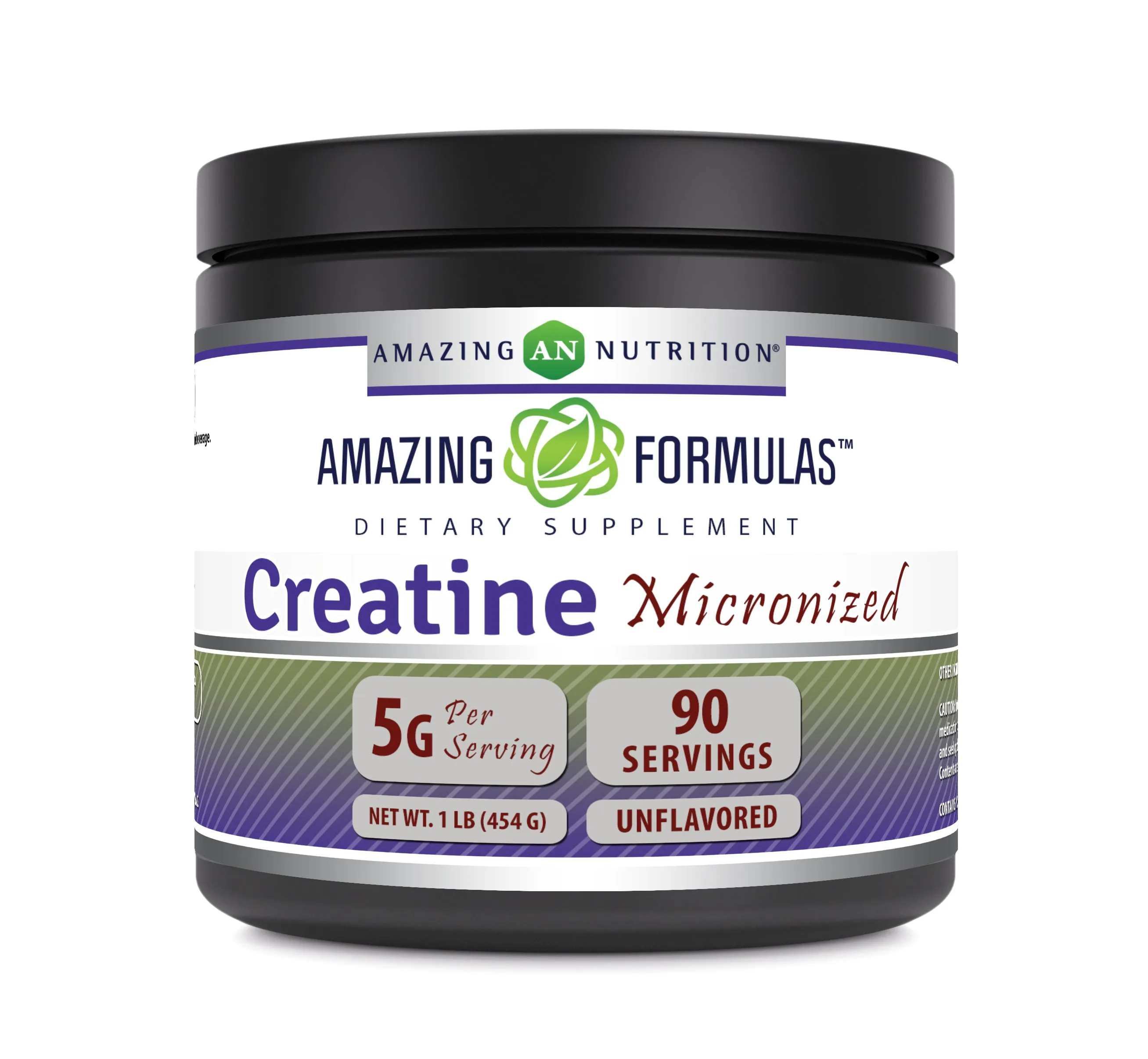 Amazing Formulas Micronized Creatine Powder | 1 LB | 90 Servings | 5 Grams Per Serving