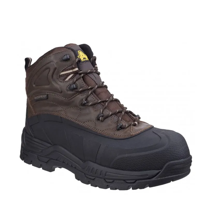 Amblers Orca Brown Safety Boots FS430 SB