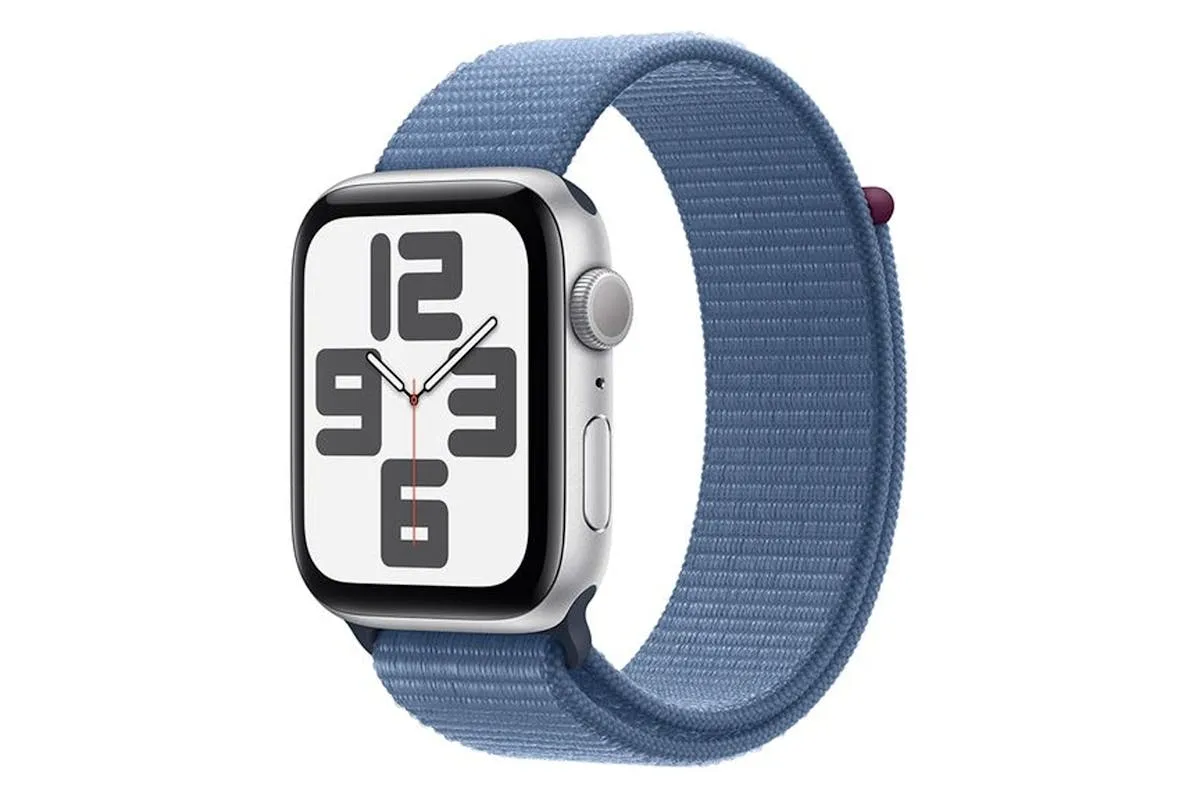 Apple Watch SE GPS | 40mm | Silver Aluminium Case with with Winter Blue Sport Loop - S/L