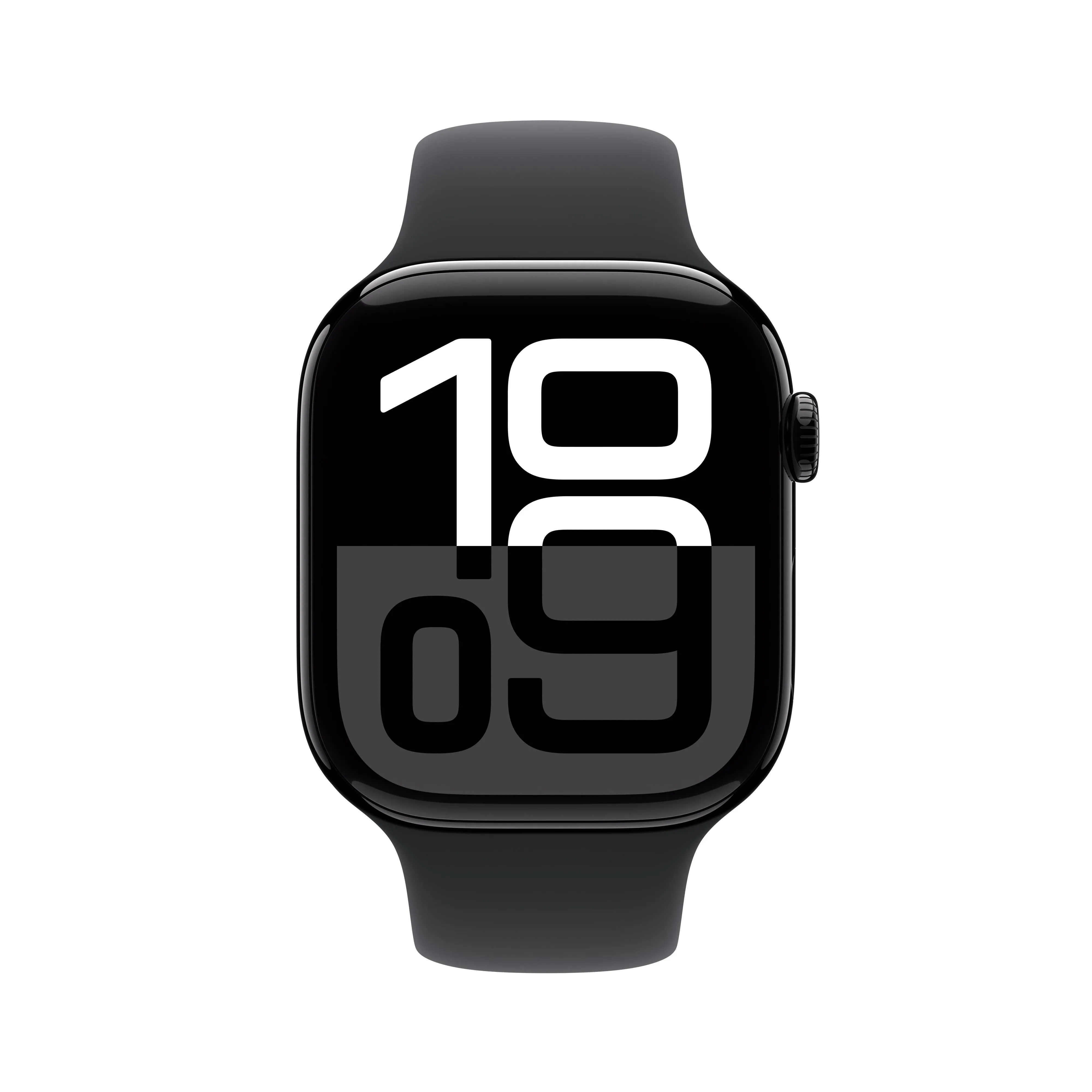 Apple Watch Series 10 GPS   Cellular 42mm Jet Black Aluminium Case with Black Sport Band - S/M