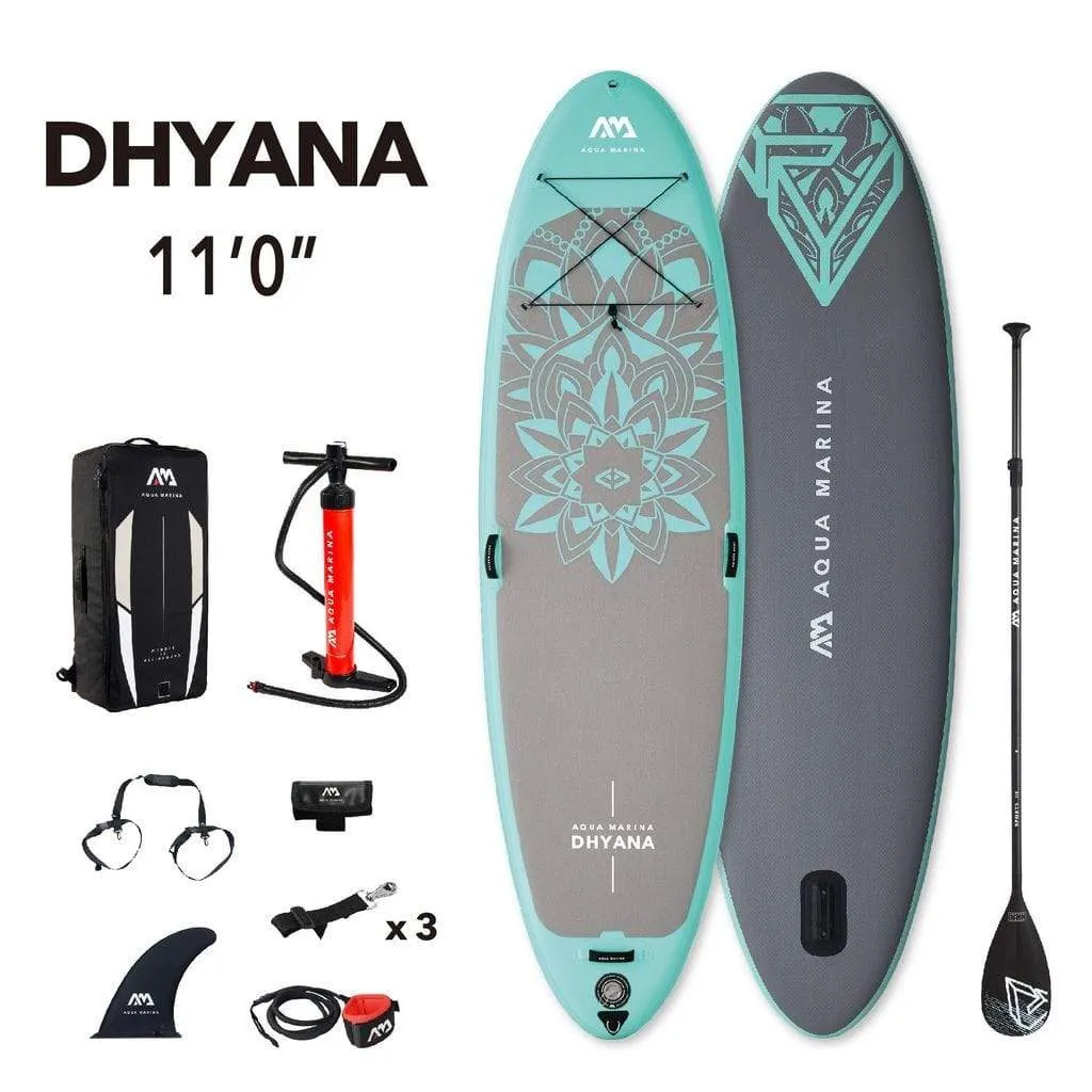 Aqua Marina 11’0″ Dhyana 2021 Fitness Inflatable Paddle Board SUP