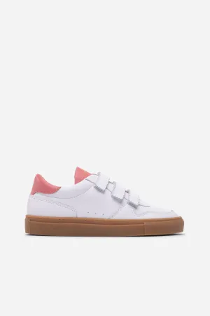 B0 Velcro - White / Pink