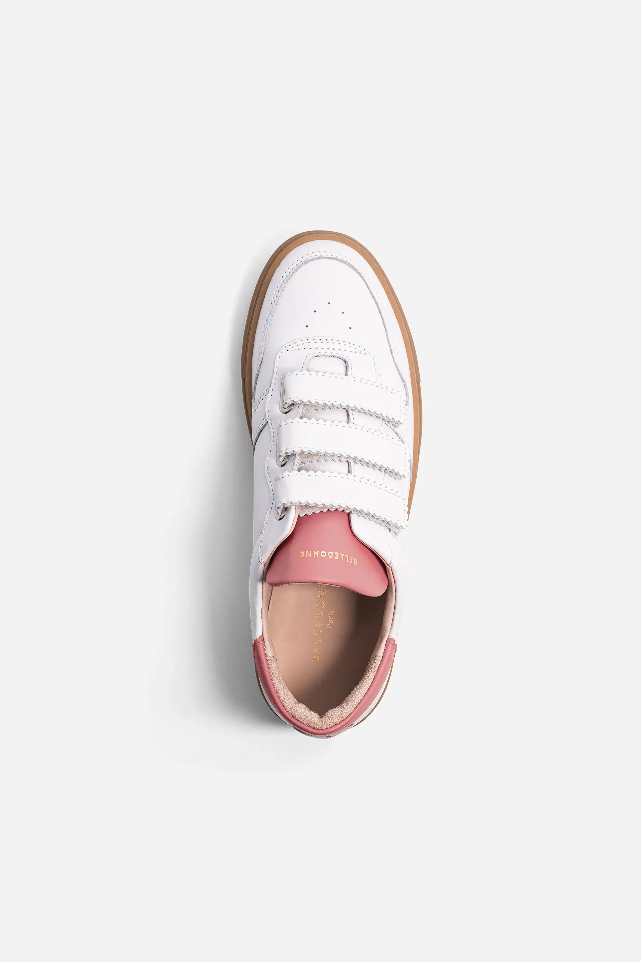 B0 Velcro - White / Pink