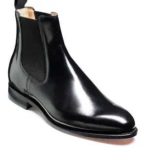 BARKER Bedale Boots - Mens Chelsea - Black Hi-Shine