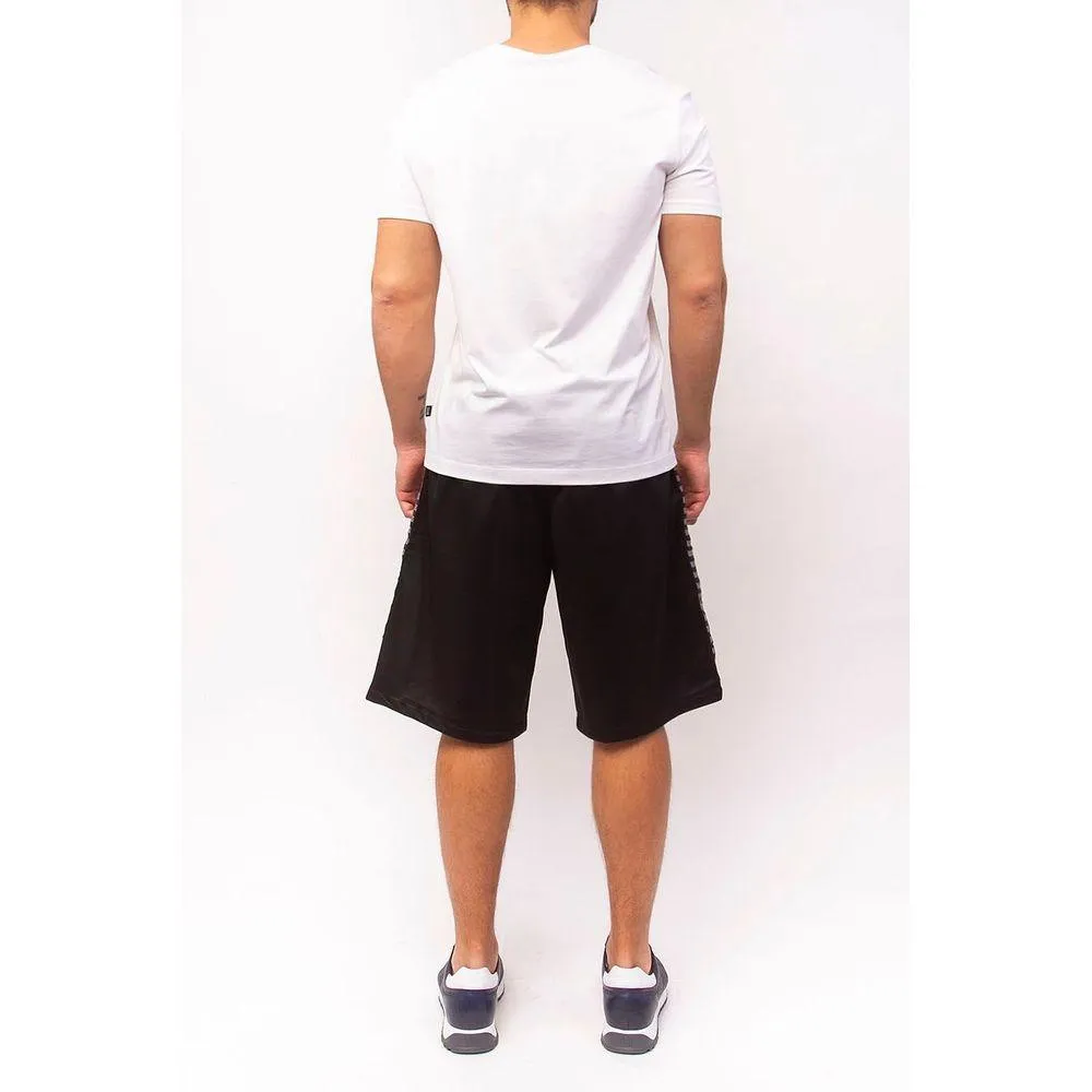 Bikkembergs Sleek Anniversary Striped Bermuda Shorts