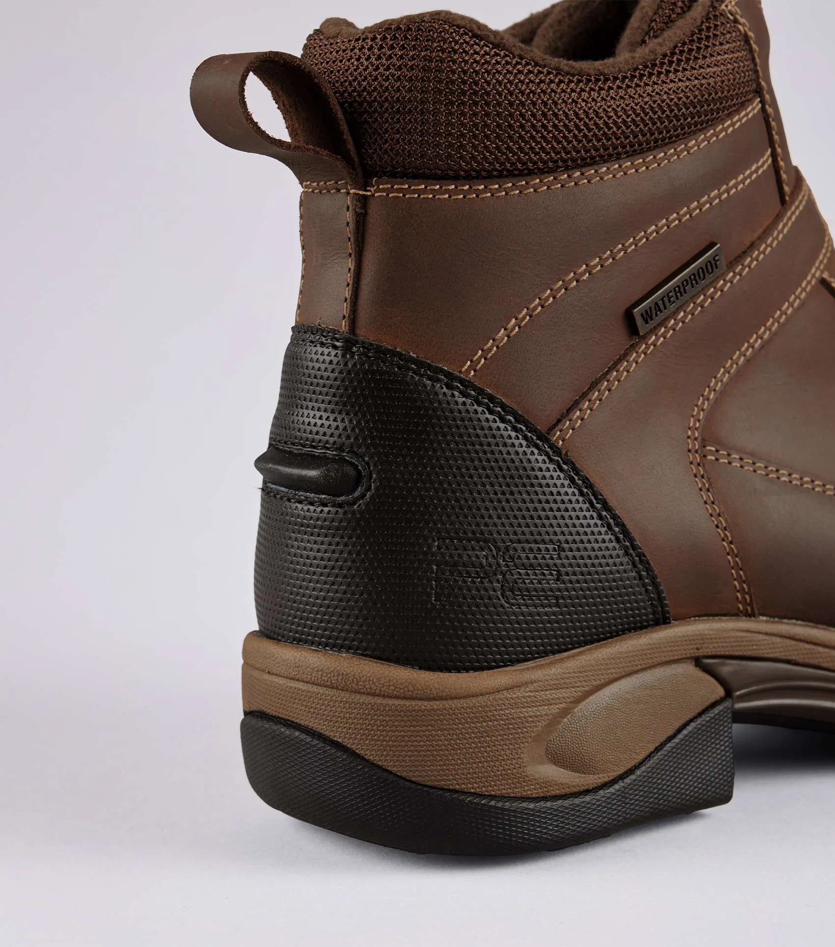 Borelli Waterproof Zipped Boot Brown