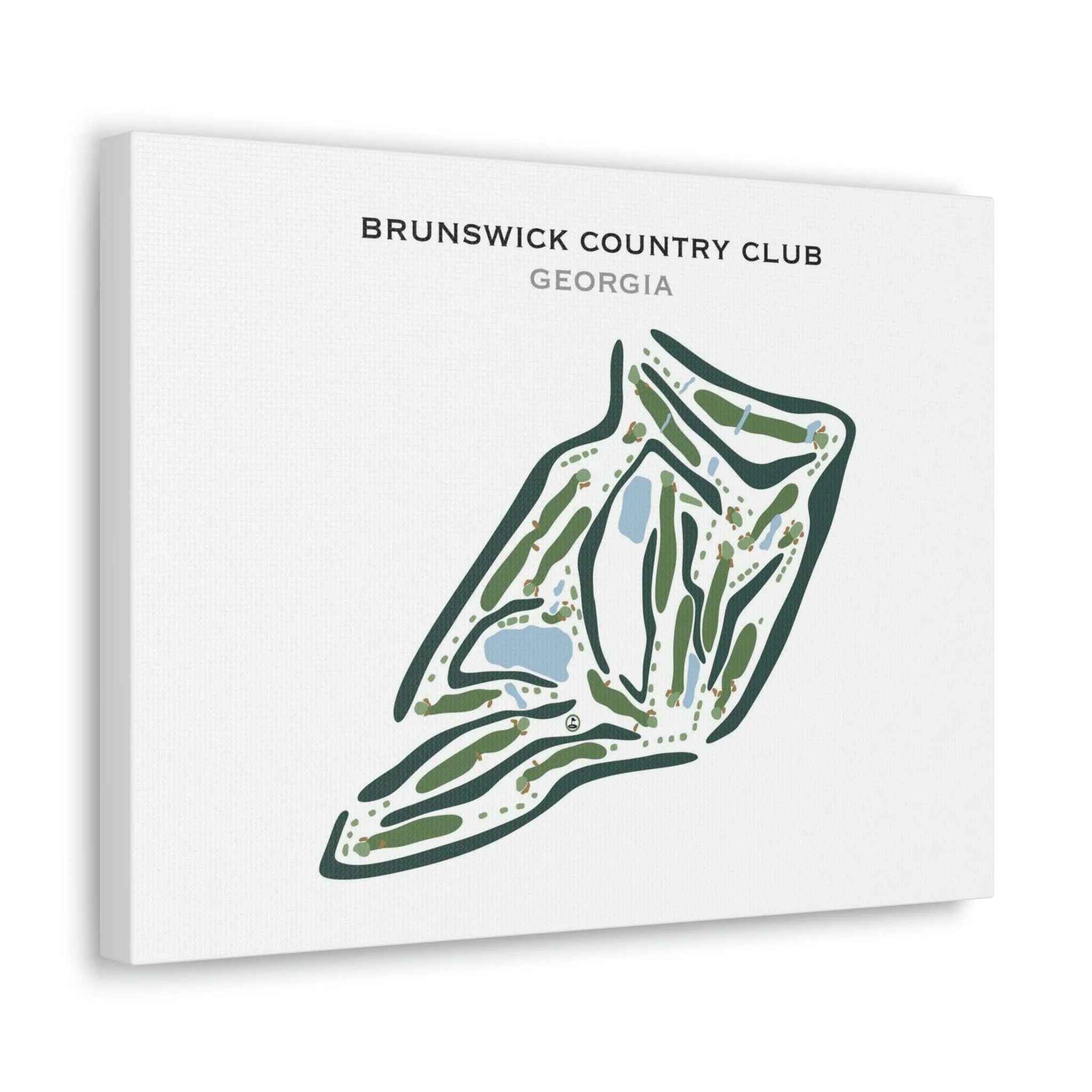 Brunswick Country Club, Georgia - Printed Golf Courses