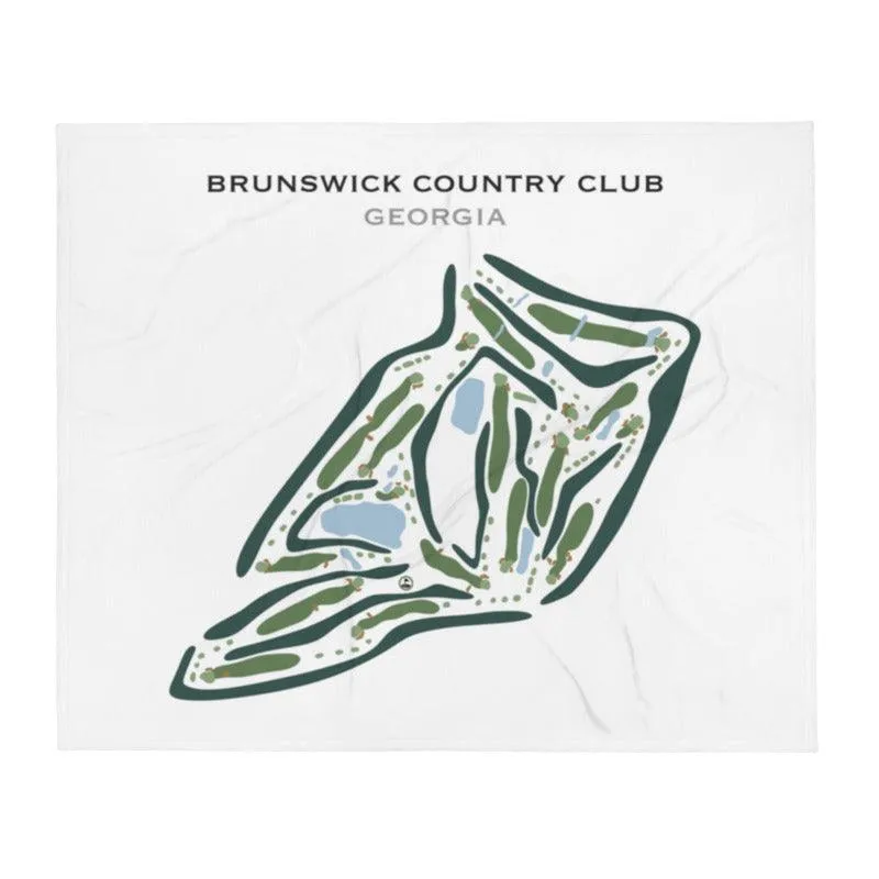 Brunswick Country Club, Georgia - Printed Golf Courses