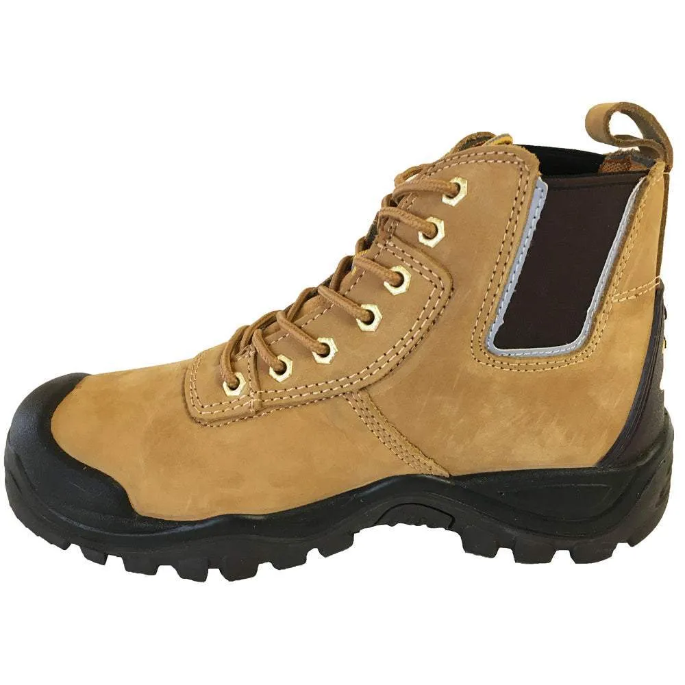 Buckler BHYB2 Anti-Scuff Safety Work Boots Brown Sizes 6-13 Mens Dealer Brown or Honey