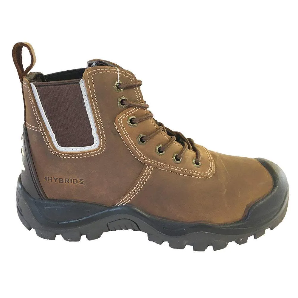 Buckler BHYB2 Anti-Scuff Safety Work Boots Brown Sizes 6-13 Mens Dealer Brown or Honey