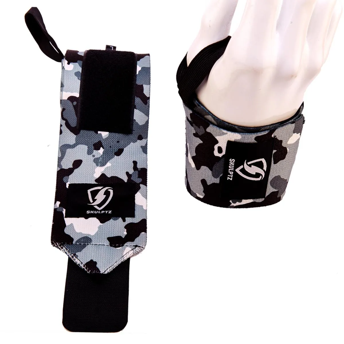 Camo Series Wrist Wraps 25 Inches black