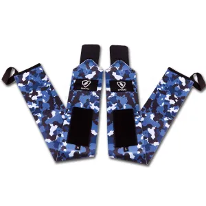 Camo Series Wrist Wraps 25 Inches Blue