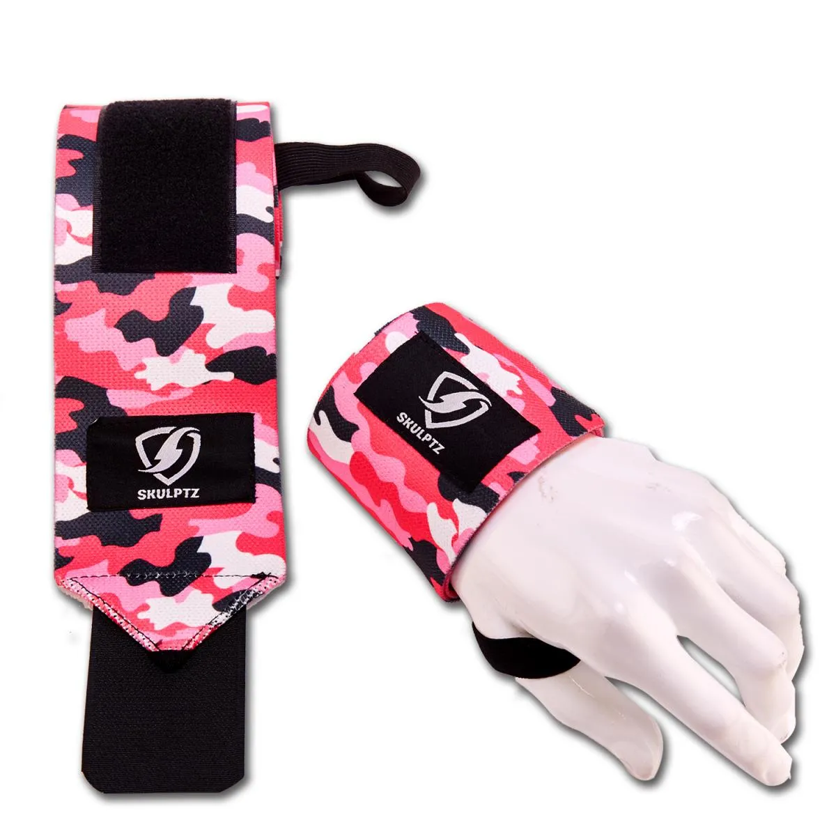 Camo Series Wrist Wraps 25 Inches Pink