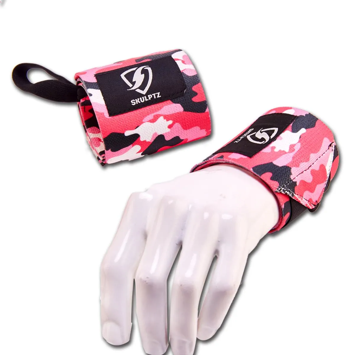 Camo Series Wrist Wraps 25 Inches Pink